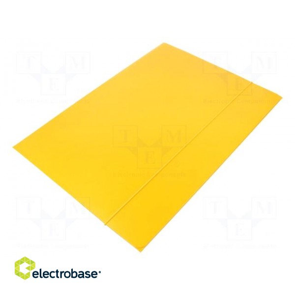 Folder | with rubber | A4 | yellow
