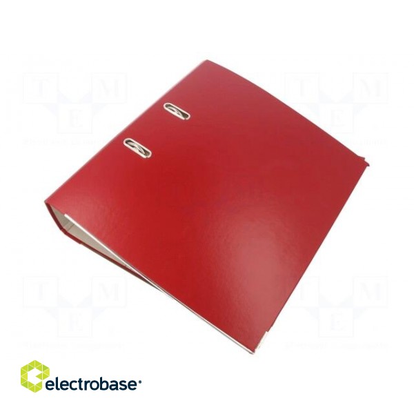 Ring binder | A4 | claret | W: 75mm фото 1