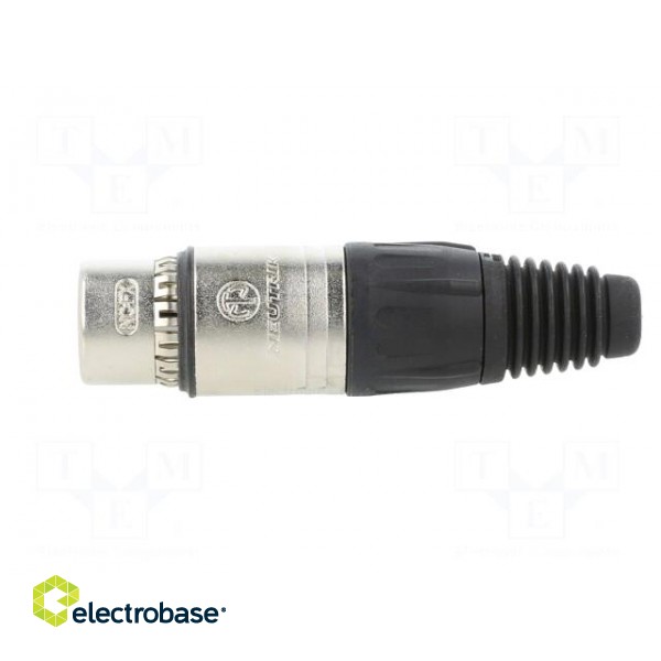 Plug | XLR | female | PIN: 3 | straight | for cable | zinc die-cast | X фото 3