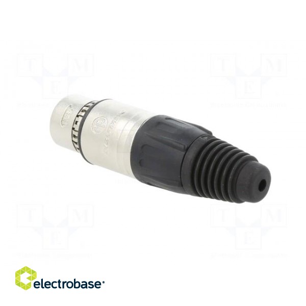 Plug | XLR | female | PIN: 3 | straight | for cable | zinc die-cast | X фото 4