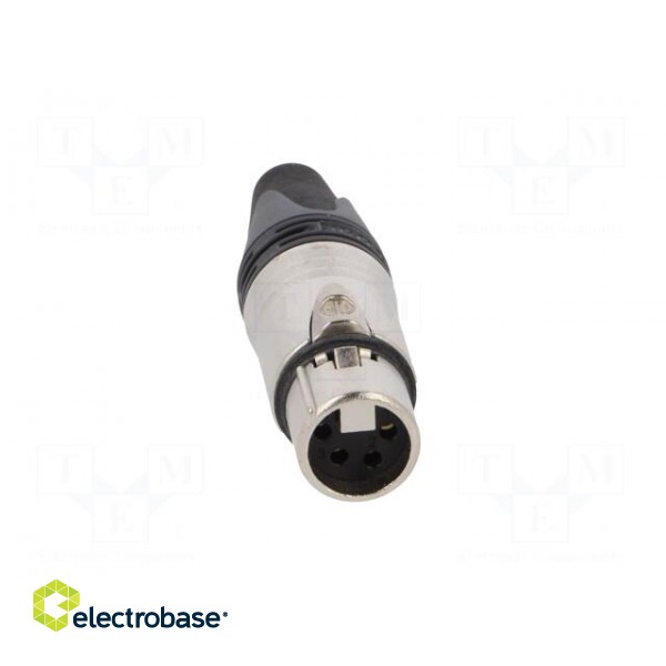 Plug | XLR | female | PIN: 4 | straight | for cable | soldering | 10A | 16AWG image 9