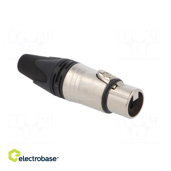 Plug | XLR | female | PIN: 4 | straight | for cable | soldering | 10A | 16AWG image 8