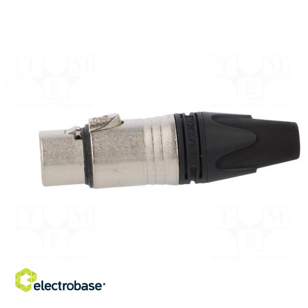 Plug | XLR | female | PIN: 4 | straight | for cable | soldering | 10A | 16AWG image 3