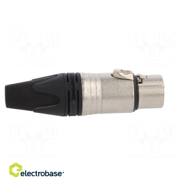 Plug | XLR | female | PIN: 4 | straight | for cable | soldering | 10A | 16AWG image 7