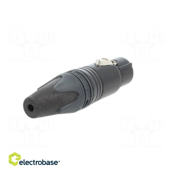 Plug | XLR | female | PIN: 4 | straight | for cable | soldering | 10A | 16AWG image 6