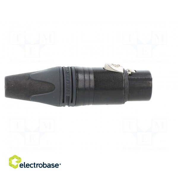 Plug | XLR | female | PIN: 4 | straight | for cable | soldering | 10A | 16AWG image 7
