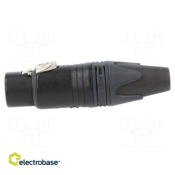 Plug | XLR | female | PIN: 6 | straight | for cable | soldering | 7.5A | XX image 3