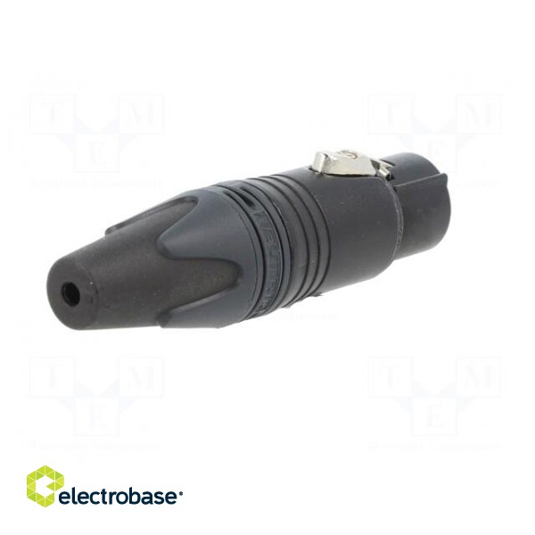 Plug | XLR | female | PIN: 6 | straight | for cable | soldering | 7.5A | XX image 6