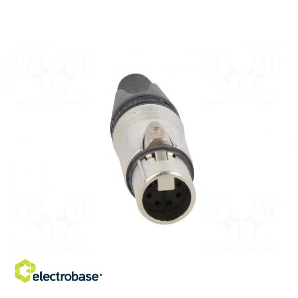 Plug | XLR | female | PIN: 7 | straight | for cable | soldering | 5A | 18AWG image 9