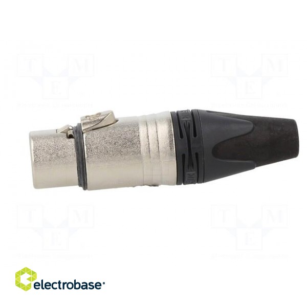 Plug | XLR | female | PIN: 7 | straight | for cable | soldering | 5A | 18AWG image 3
