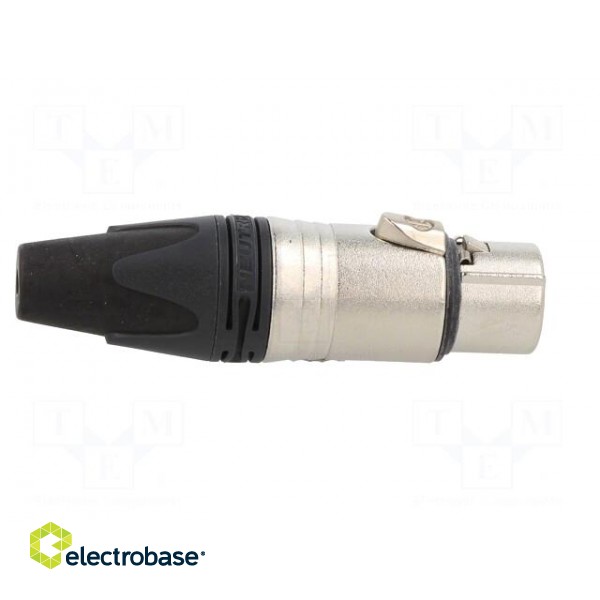 Plug | XLR | female | PIN: 7 | straight | for cable | soldering | 5A | 18AWG image 7