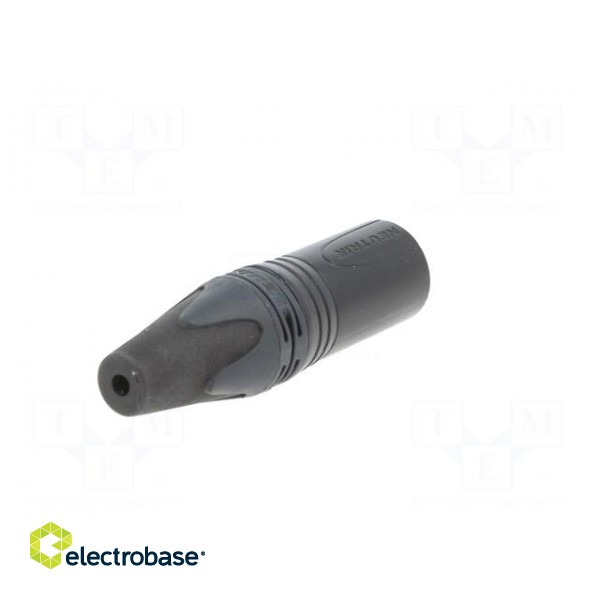 Plug | XLR | male | PIN: 4 | straight | for cable | soldering | 10A | 16AWG image 6