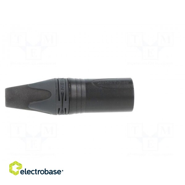 Plug | XLR | male | PIN: 4 | straight | for cable | soldering | 10A | 16AWG paveikslėlis 7