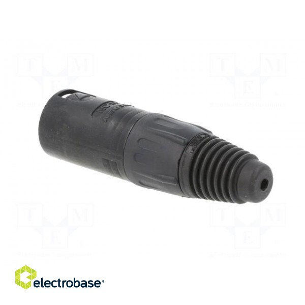 Plug | XLR | male | PIN: 5 | straight | for cable | zinc die-cast | 3.5÷8mm фото 4