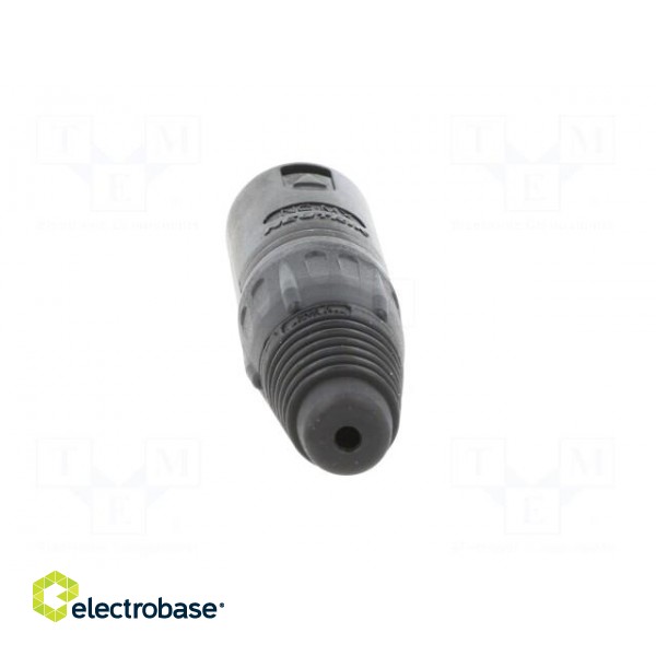 Plug | XLR | male | PIN: 5 | straight | for cable | zinc die-cast | 3.5÷8mm фото 5