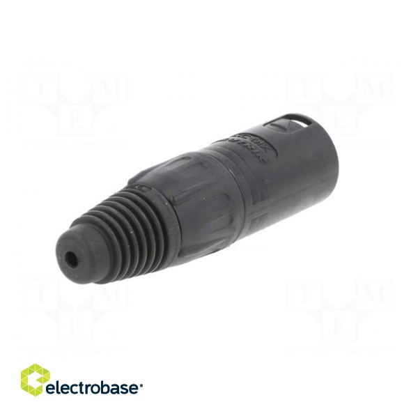 Plug | XLR | male | PIN: 5 | straight | for cable | zinc die-cast | 3.5÷8mm фото 6