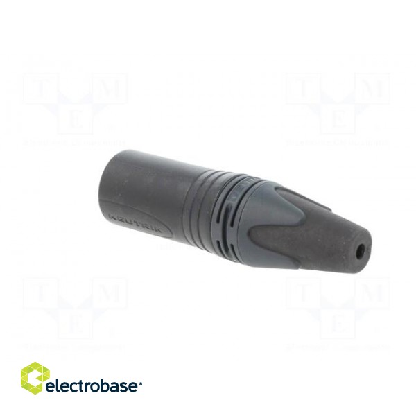 Plug | XLR | male | PIN: 6 | straight | for cable | soldering | 7.5A | 18AWG фото 4