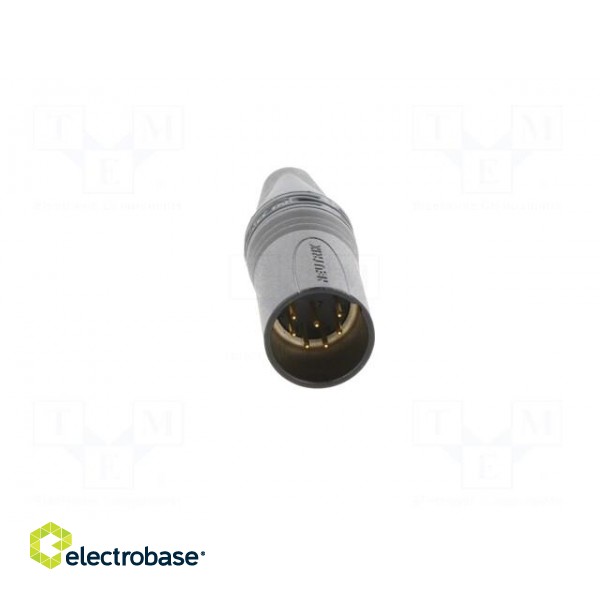 Plug | XLR | male | PIN: 7 | straight | for cable | soldering | 5A | 18AWG фото 9