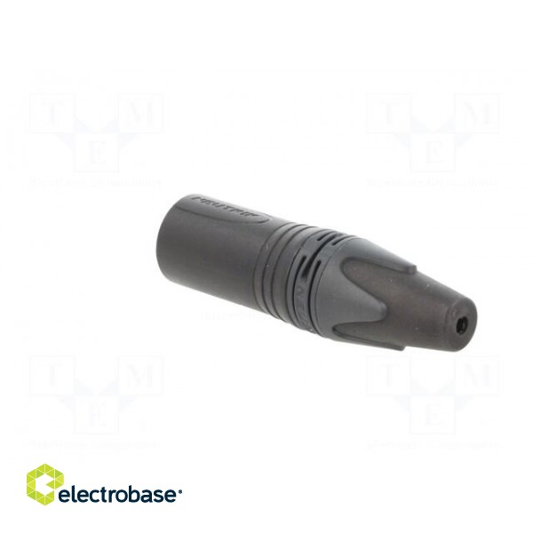 Plug | XLR | male | PIN: 7 | straight | for cable | soldering | 5A | 18AWG фото 4