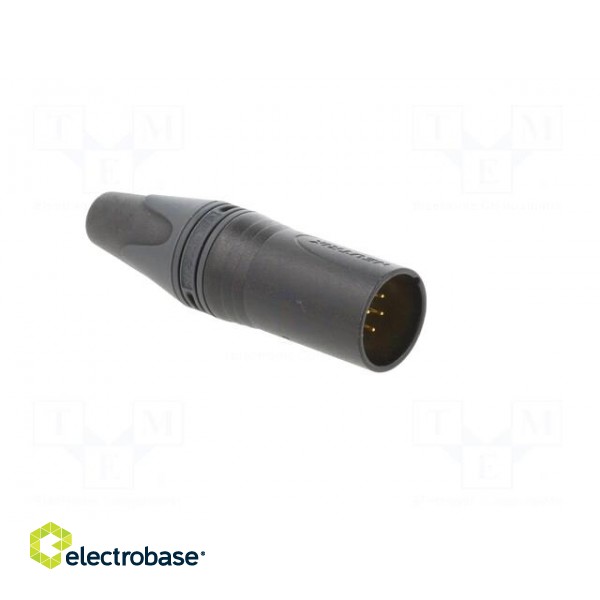 Plug | XLR | male | PIN: 7 | straight | for cable | soldering | 5A | 18AWG image 8