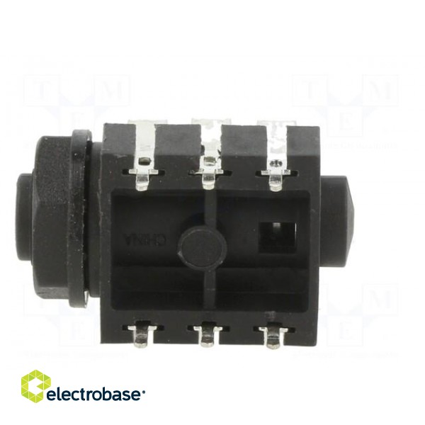 Socket | Jack 6,3mm | stereo,with on/off switch | ways: 3 image 3