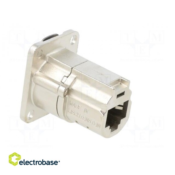 D-SHAPE CAT6A PANEL CONNECTOR SHIELDED FEEDTHROUGH фото 4