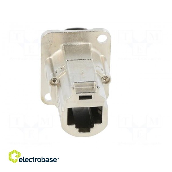 D-SHAPE CAT6A PANEL CONNECTOR SHIELDED FEEDTHROUGH фото 5