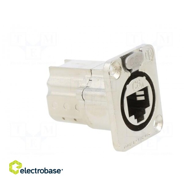 D-SHAPE CAT6A PANEL CONNECTOR SHIELDED FEEDTHROUGH image 8