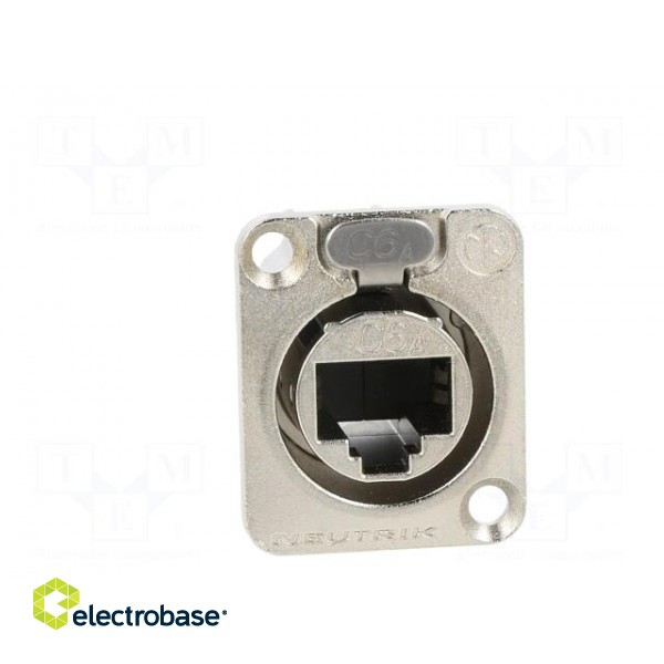D-SHAPE CAT6A PANEL CONNECTOR SHIELDED FEEDTHROUGH image 9