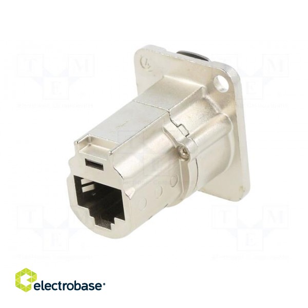 D-SHAPE CAT6A PANEL CONNECTOR SHIELDED FEEDTHROUGH image 6