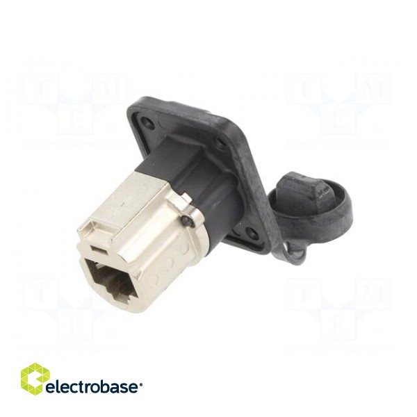 D-SHAPE CAT6A PANEL CONNECTOR SHIELDED FEEDTHROUGH IP6 фото 6
