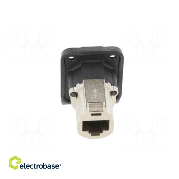 D-SHAPE CAT6A PANEL CONNECTOR SHIELDED FEEDTHROUGH IP6 фото 5