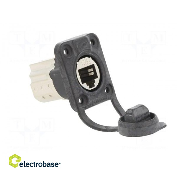 D-SHAPE CAT6A PANEL CONNECTOR SHIELDED FEEDTHROUGH IP6 фото 8