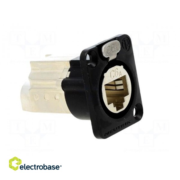 D-SHAPE CAT6A PANEL CONNECTOR SHIELDED IDC TERMINATION image 8