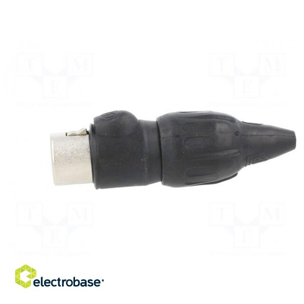 Plug | XLR | female | PIN: 3 | straight | for cable | soldering | 16A | 16AWG фото 3