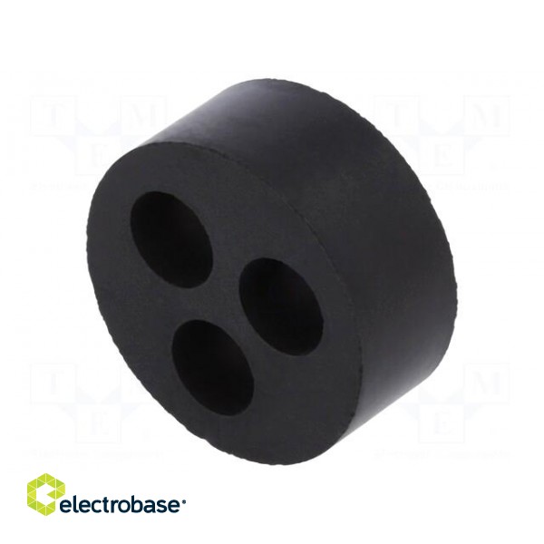 Insert for gland | 10mm | M40 | IP54 | NBR rubber | Holes no: 3