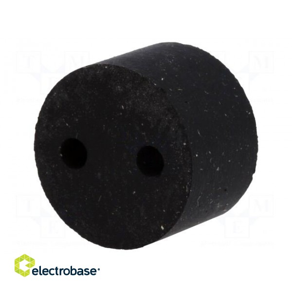 Insert for gland | 2mm | M16 | IP54 | NBR rubber | Holes no: 2 image 1
