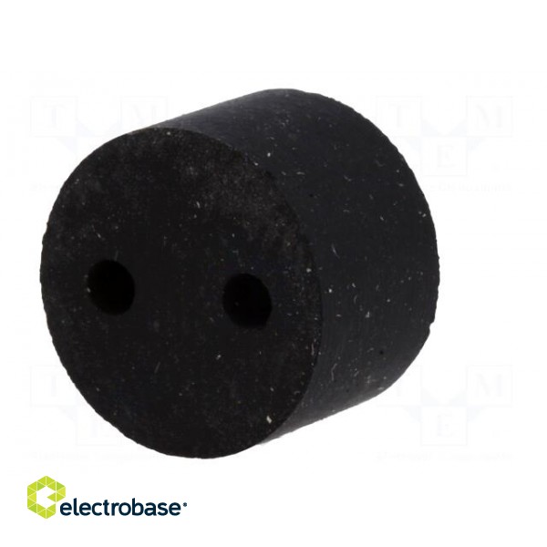 Insert for gland | 2mm | M16 | IP54 | NBR rubber | Holes no: 2 image 2
