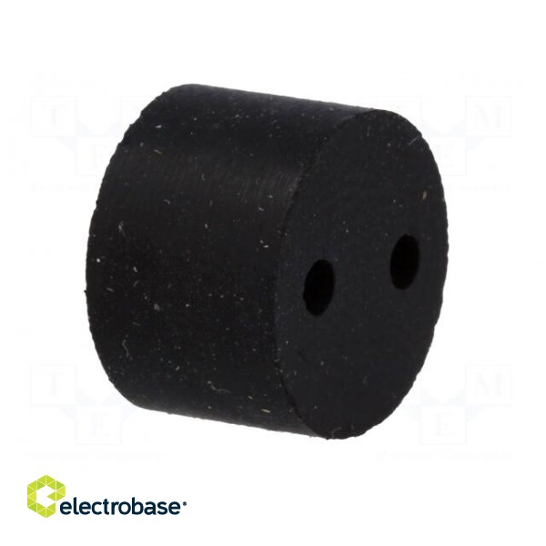 Insert for gland | 2mm | M16 | IP54 | NBR rubber | Holes no: 2 image 4