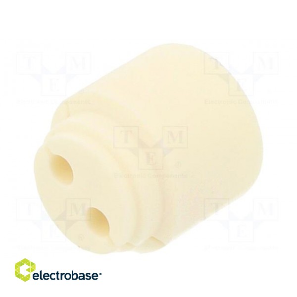 Insert for gland | 2mm | Mat: elastomer | Holes no: 2 | -40÷100°C image 2