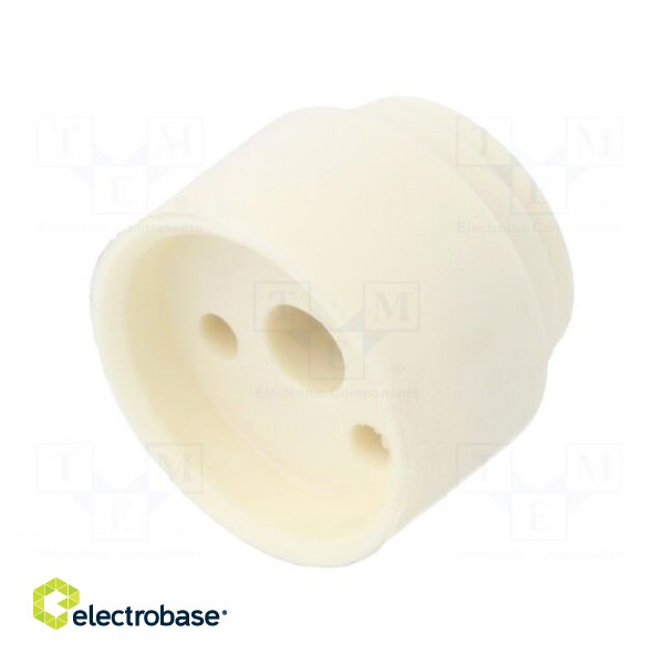 Insert for gland | 2mm | NPT1/2" | elastomer | Holes no: 3 | -40÷100°C image 1