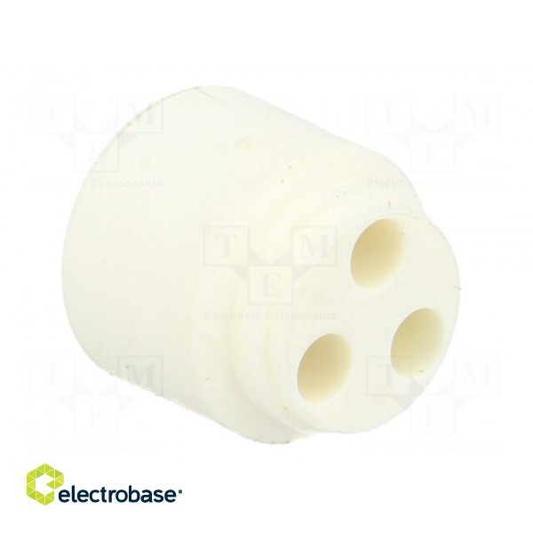 Insert for gland | Size: M16,PG11,PG13,5 | Holes no: 3 | 3mm image 4