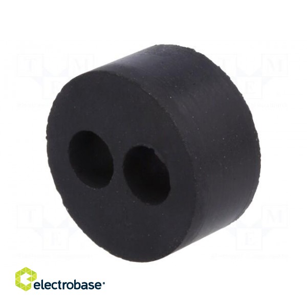Insert for gland | 5mm | M20 | IP54 | NBR rubber | Holes no: 2 image 1