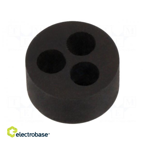 Insert for gland | with metric thread | Size: M20 | IP68 | Holes no: 3