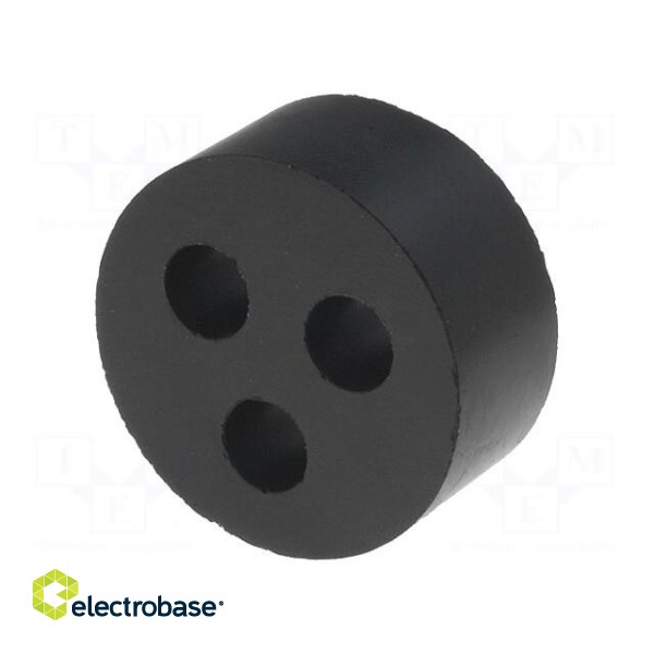Insert for gland | with metric thread | Size: M25 | IP54 | Holes no: 3
