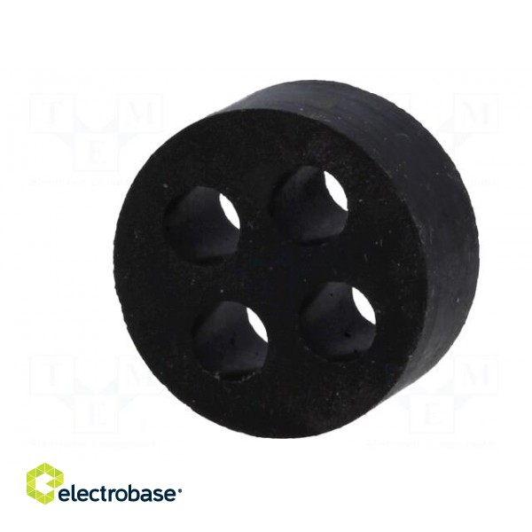 Insert for gland | with metric thread | Size: M25 | IP54 | Holes no: 4 фото 2