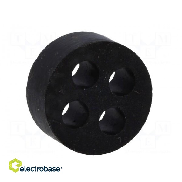 Insert for gland | with metric thread | Size: M25 | IP54 | Holes no: 4 image 5