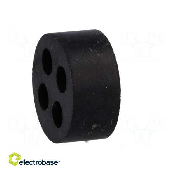 Insert for gland | 5mm | M25 | IP54 | NBR rubber | Holes no: 4 image 7