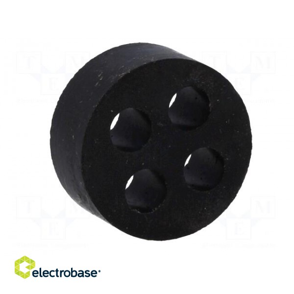 Insert for gland | with metric thread | Size: M25 | IP54 | Holes no: 4 image 9