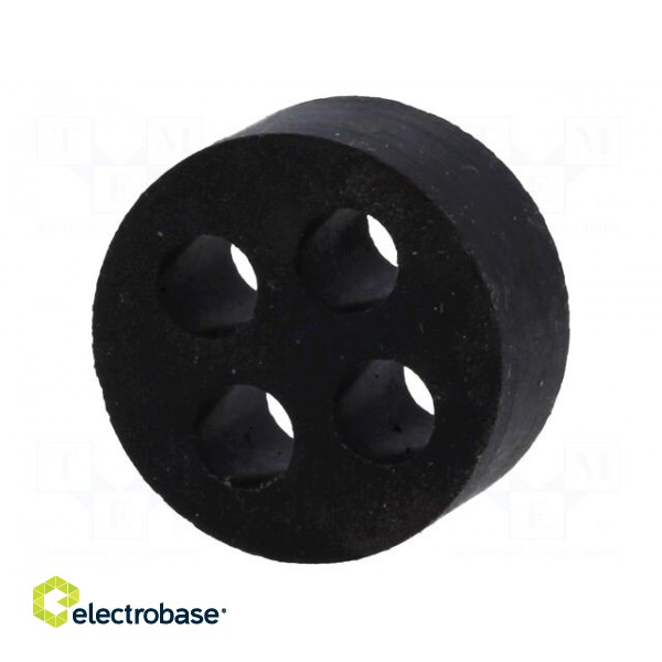 Insert for gland | 5mm | M25 | IP54 | NBR rubber | Holes no: 4 image 1